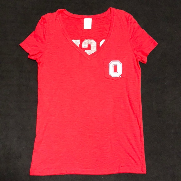 PINK Victoria’s Secret OSU Bling T Shirt - Picture 2 of 5